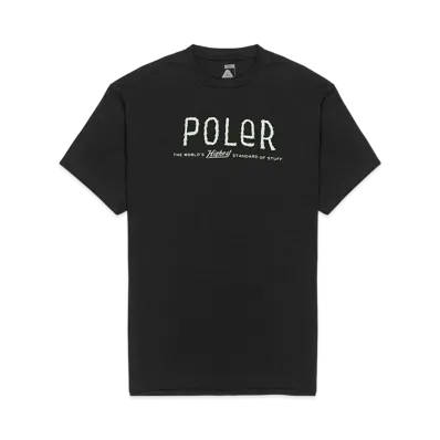 POLeR Fully Front SS Tee "Black"