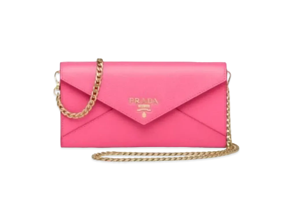 PRADA Saffiano Leather Mini Bag "Pink"
