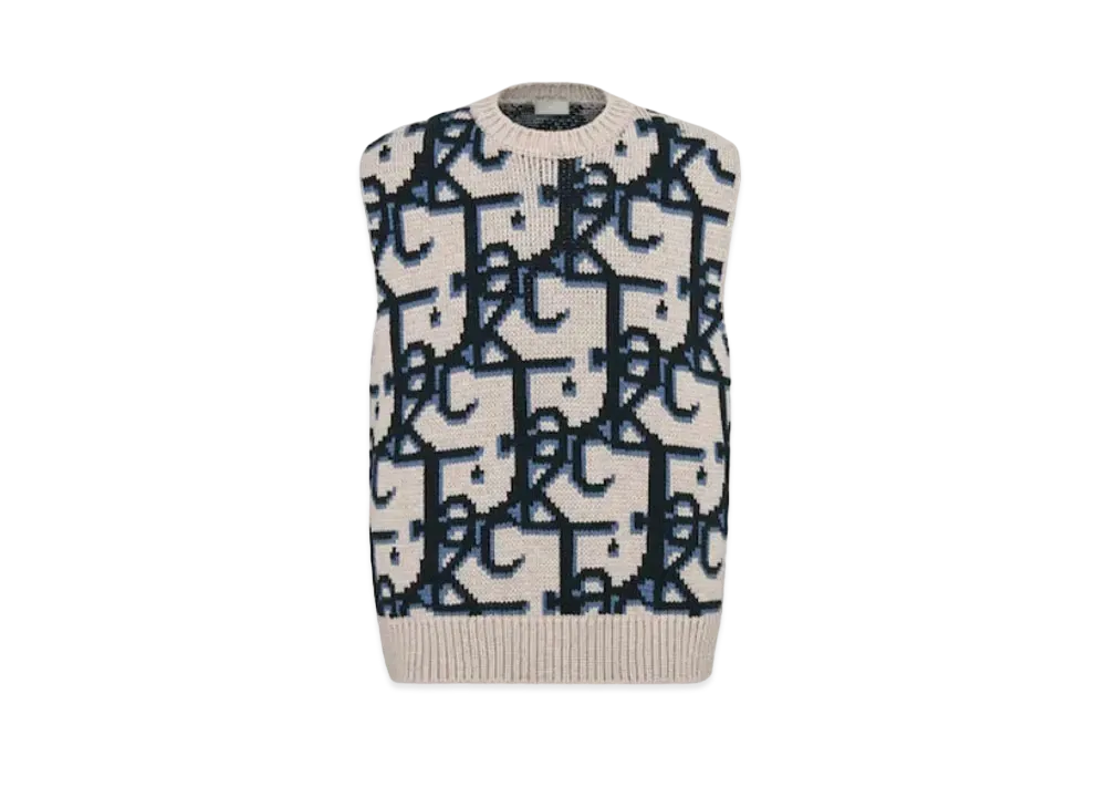 Dior x Cactus Jack Oversized November Sweater "Beige/Black"