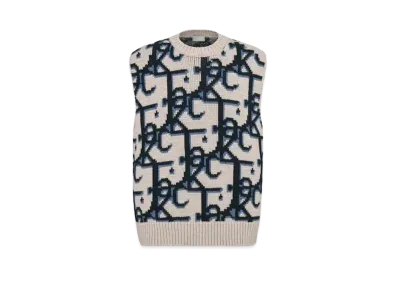 Dior x Cactus Jack Oversized November Sweater "Beige/Black"