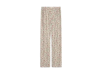 CELINE Pajamas Pants / Printed Viscose "Vanilla"
