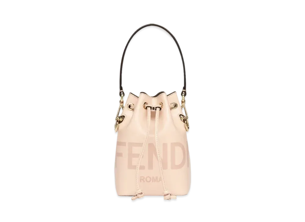 FENDI Montrazole Leather Mini Bag "Pink"