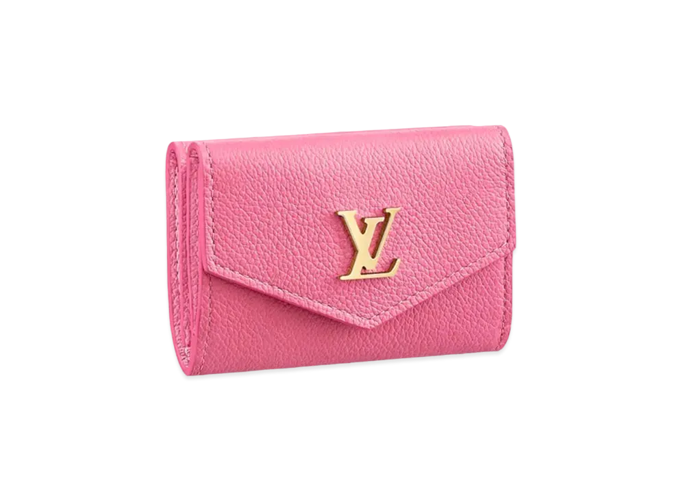 Louis Vuitton Lock Mini Wallet "Punch Pink"
