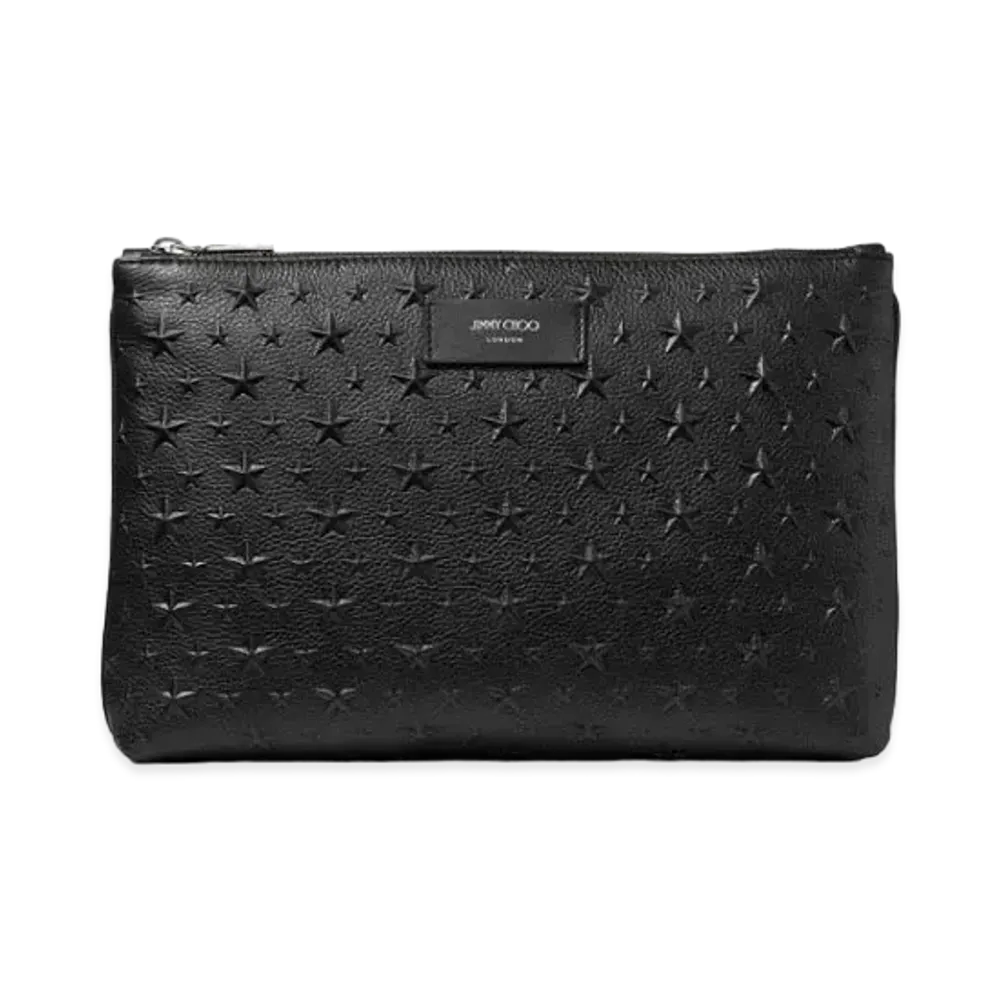 Jimmy Choo Kimi-N Leather Crossbody Bag "Black"