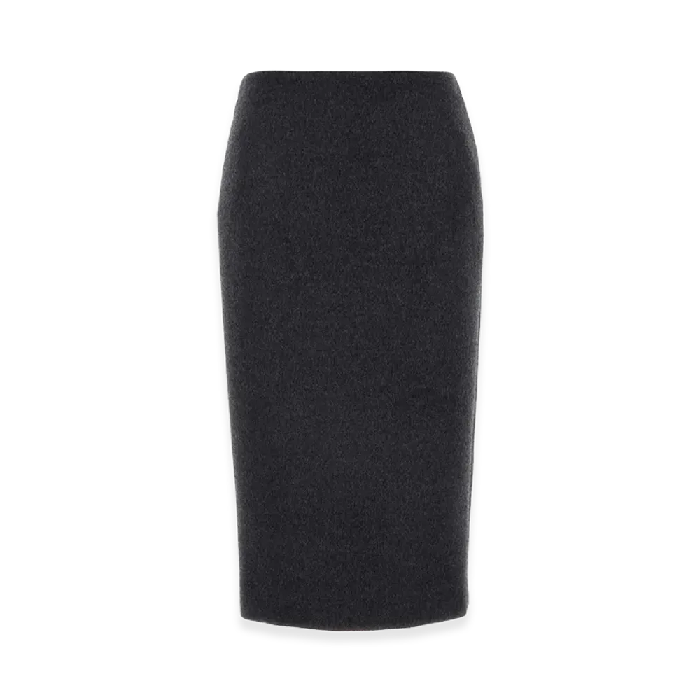 GUCCI Women's Wool Blend Skirt "Grey"