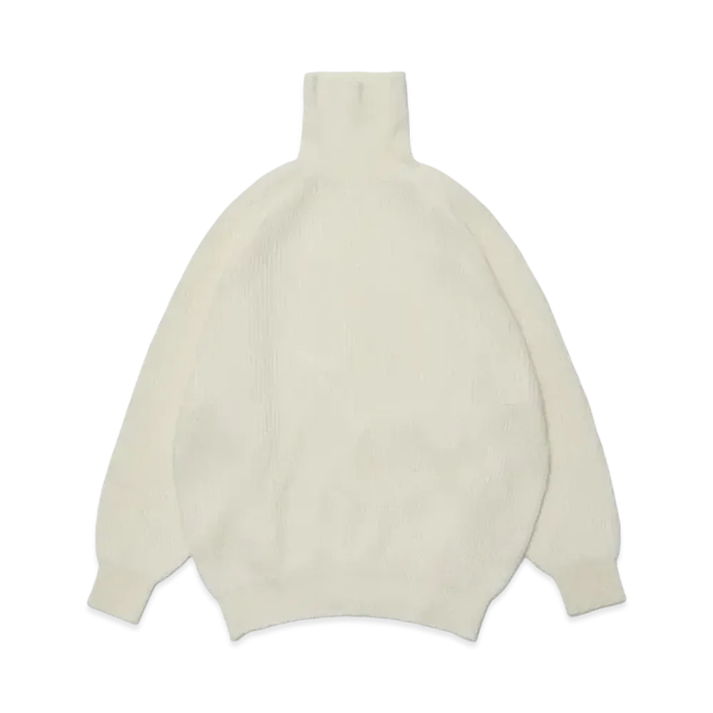 everyone Cashmere Turtleneck Sweater "White"