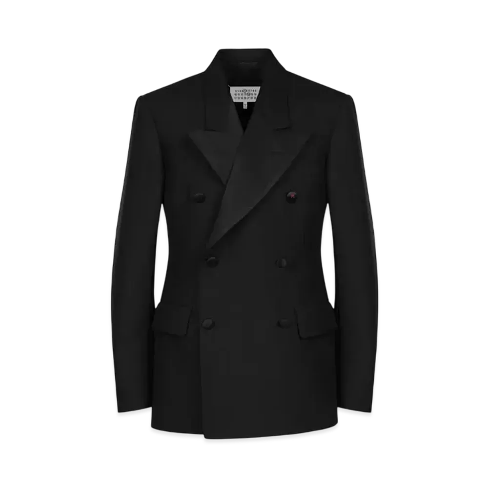 Maison Margiela Men's British Mohair Jacket "Black"
