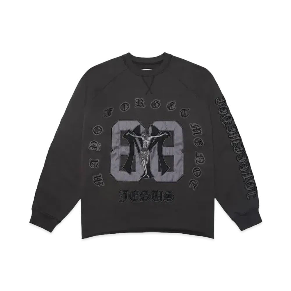 MAYO HEAVEN&HELL Embroidery Crew nec "GRAY"
