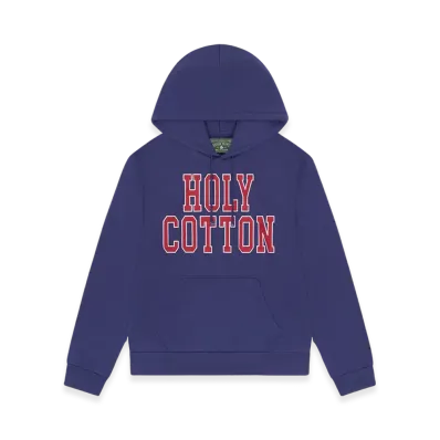 DENIM TEARS Holy Cotton Hoodie "Navy"
