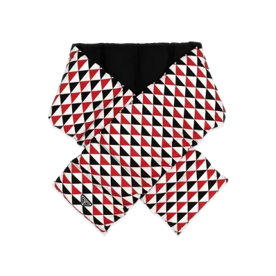PRADA Printed Re-Nylon Padded Scarf "Multicolor"