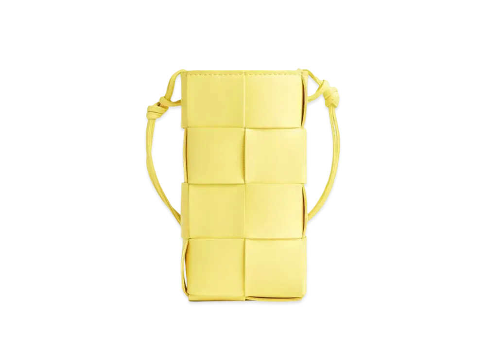 Bottega Veneta Intrecciato Crossbody Phone Pouch "Sherbet"