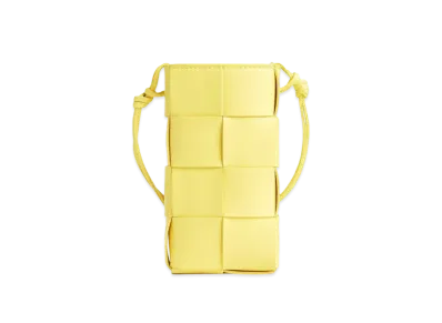 Bottega Veneta Intrecciato Crossbody Phone Pouch "Sherbet"