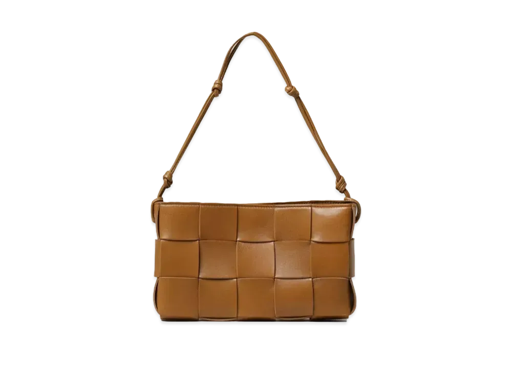 Bottega Veneta Cassette Rope Clutch Shoulder Bag "Camel"