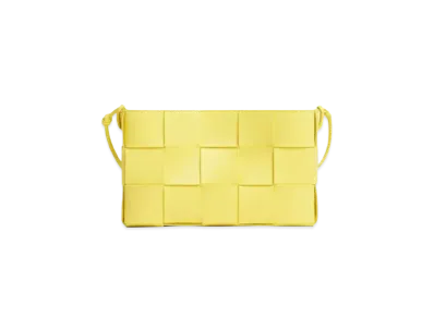 Bottega Veneta Cassette Rope Clutch Shoulder Bag "Jelly Yellow"