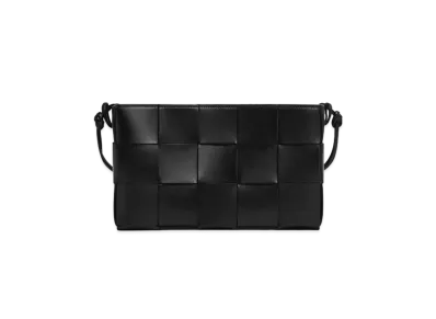 Bottega Veneta Cassette Pouch On Strap "Black"