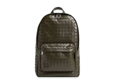 Bottega Veneta Intrecciato Backpack "Kaki"