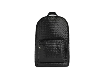 Bottega Veneta Medium Intrecciato Backpack "Black"