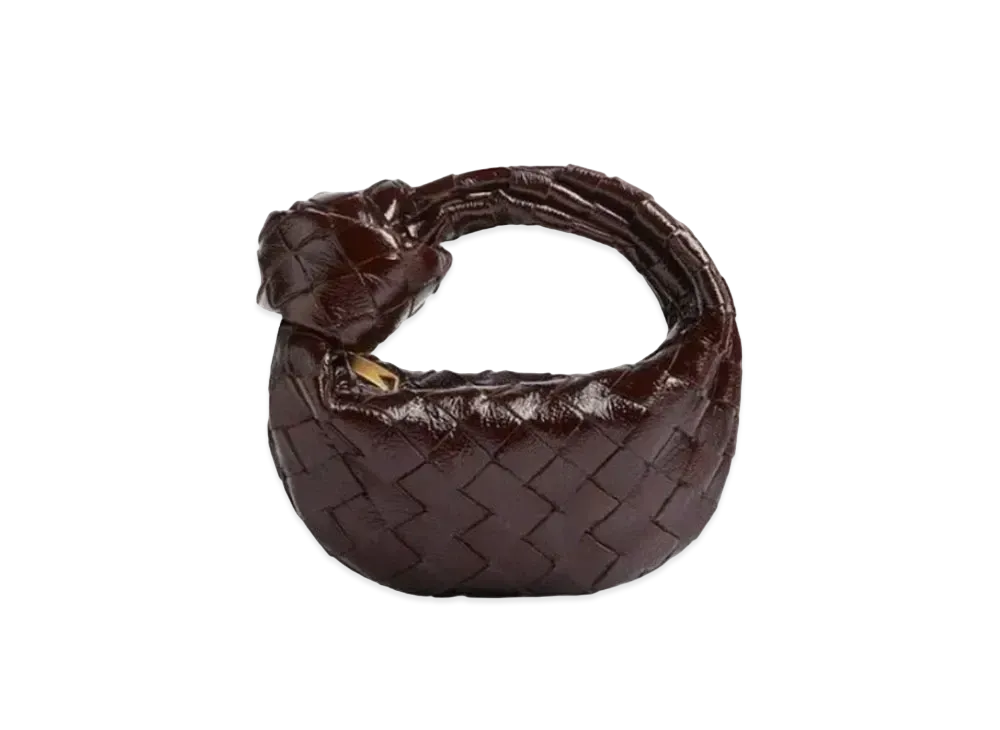 Bottega Veneta Candy Jodie Hand Bag "Wine"