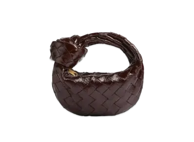 Bottega Veneta Candy Jodie Hand Bag "Wine"