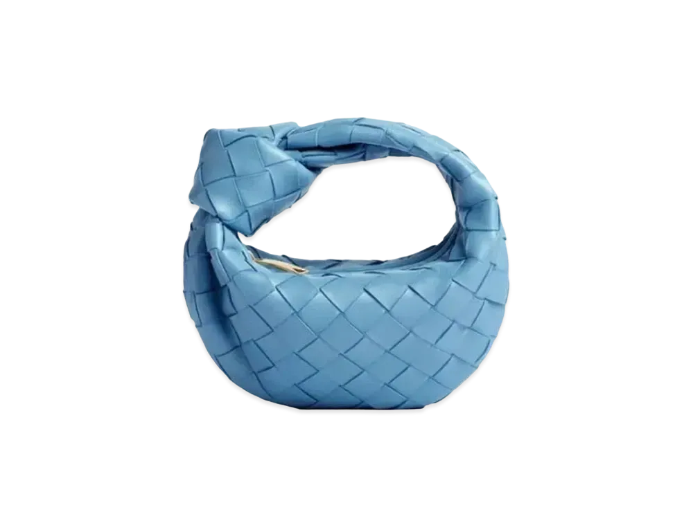 Bottega Veneta Candy Jodie Hand Bag "Hurricane Blue"