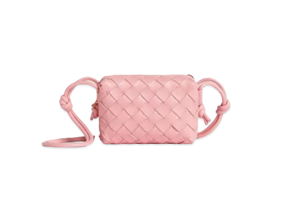 Bottega Veneta Candy Loop Mini Camera Bag "Pink"