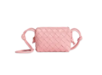 Bottega Veneta Candy Loop Mini Camera Bag "Pink"