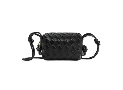 Bottega Veneta Candy Loop Camera Bag "Black"