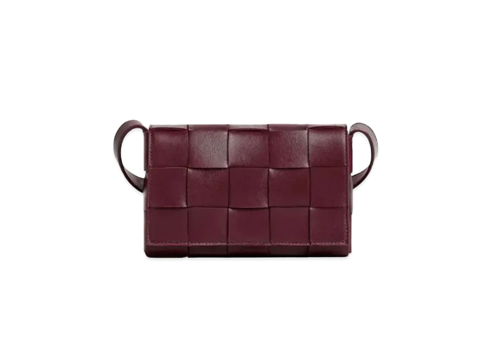 Bottega Veneta Small Cassette Crossbody Bag "Barolo"