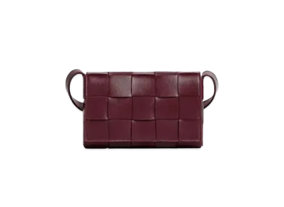 Bottega Veneta Small Cassette Crossbody Bag "Barolo"