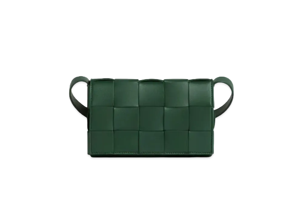 Bottega Veneta Small Cassette Crossbody Bag "Raintree"