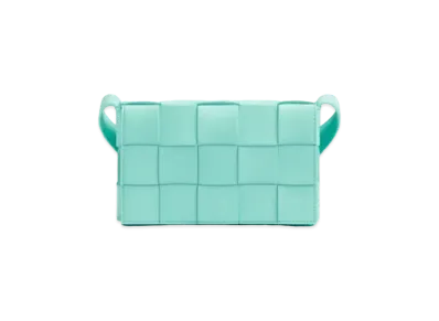Bottega Veneta Small Cassette Crossbody Bag "Celadon"