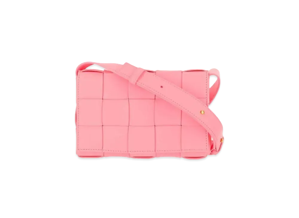 Bottega Veneta Small Cassette Crossbody Bag "Pink"
