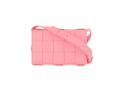 Bottega Veneta Small Cassette Crossbody Bag "Pink"