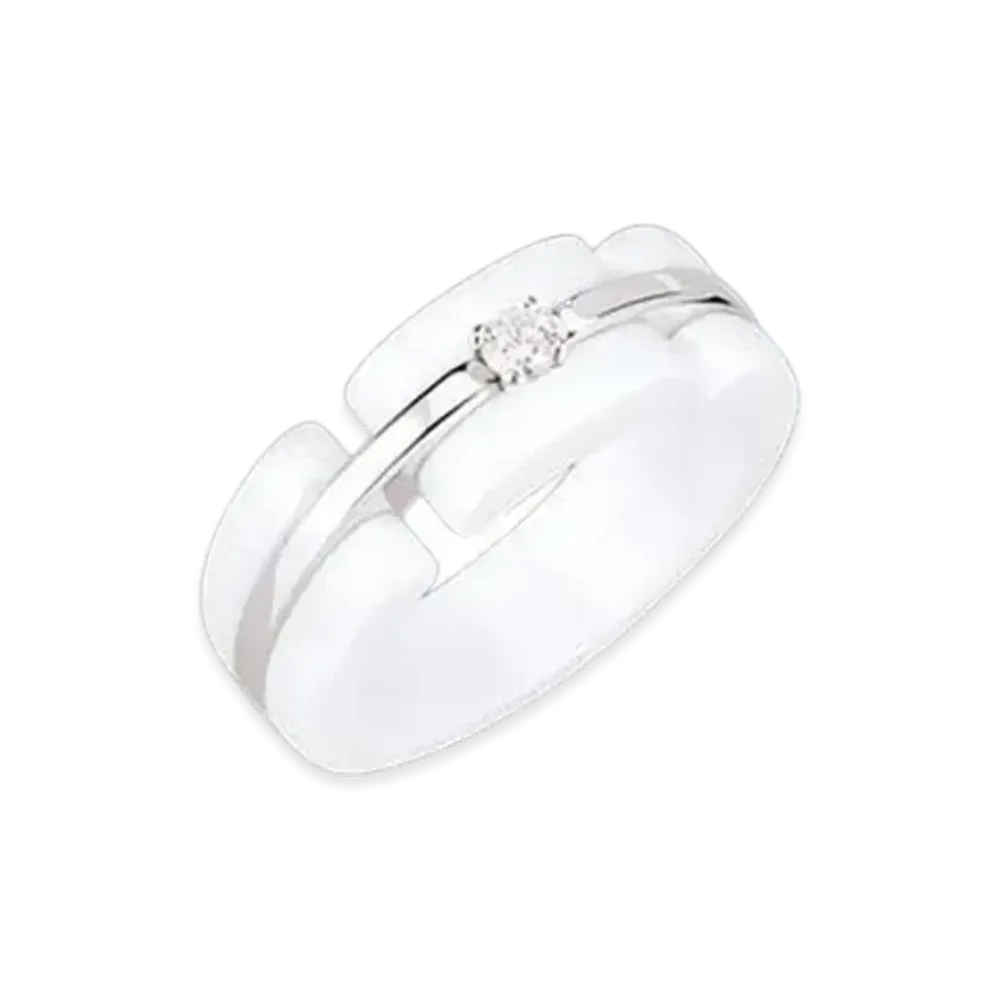CHANEL 18K Ultra Ring Diamond "White Gold/White"