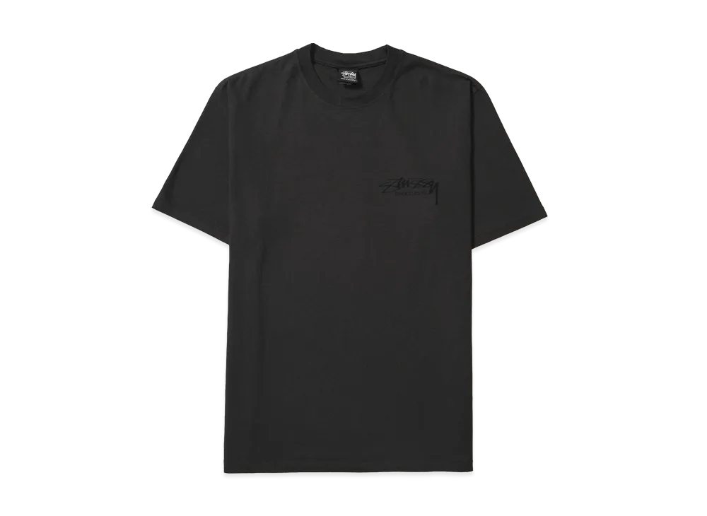 Stussy Beach Roots Tee Pigment Dyed "Faded Black"
