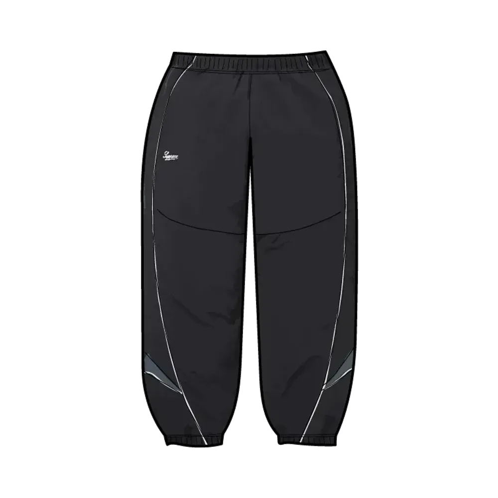 Supreme Contrast Piping Track Pant "Black"