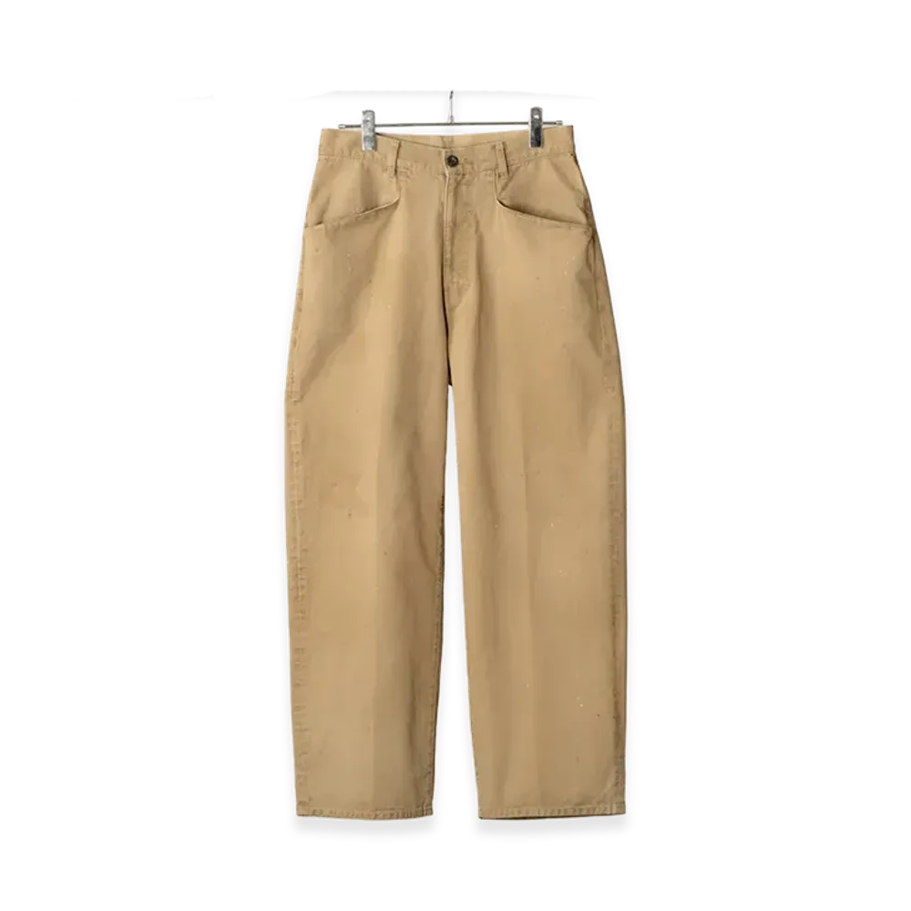 ANCELLM Aging Chino Slacks "Beige"