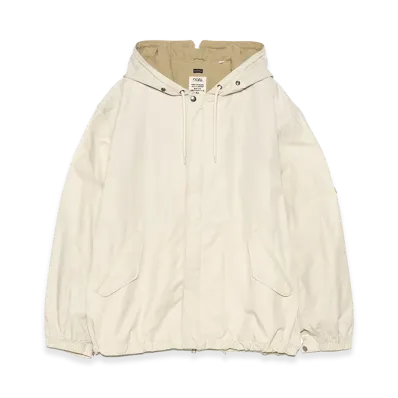 nanamica Nylon Twill Hooded Jacket "Light Beige"