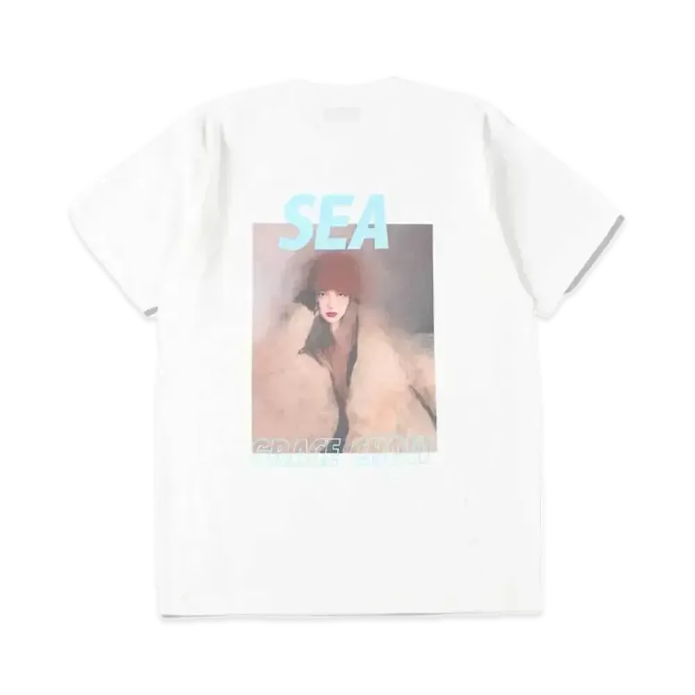 GRACECHOW x WIND AND SEA Photo Tee "White"