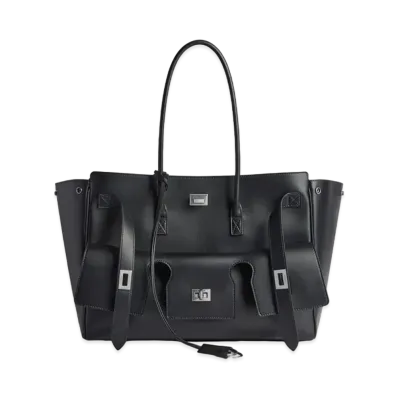 BALENCIAGA Bel Air Medium Carry All Bag "Black"