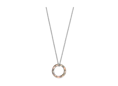 Tiffany & Co. Tiffany 1837 Circle Pendant 18K "Silver/Rose Gold"