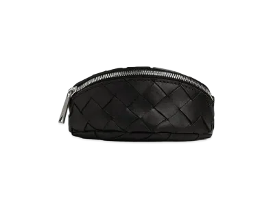 Bottega Veneta Intrecciato Woven Wrist Bag "Black"