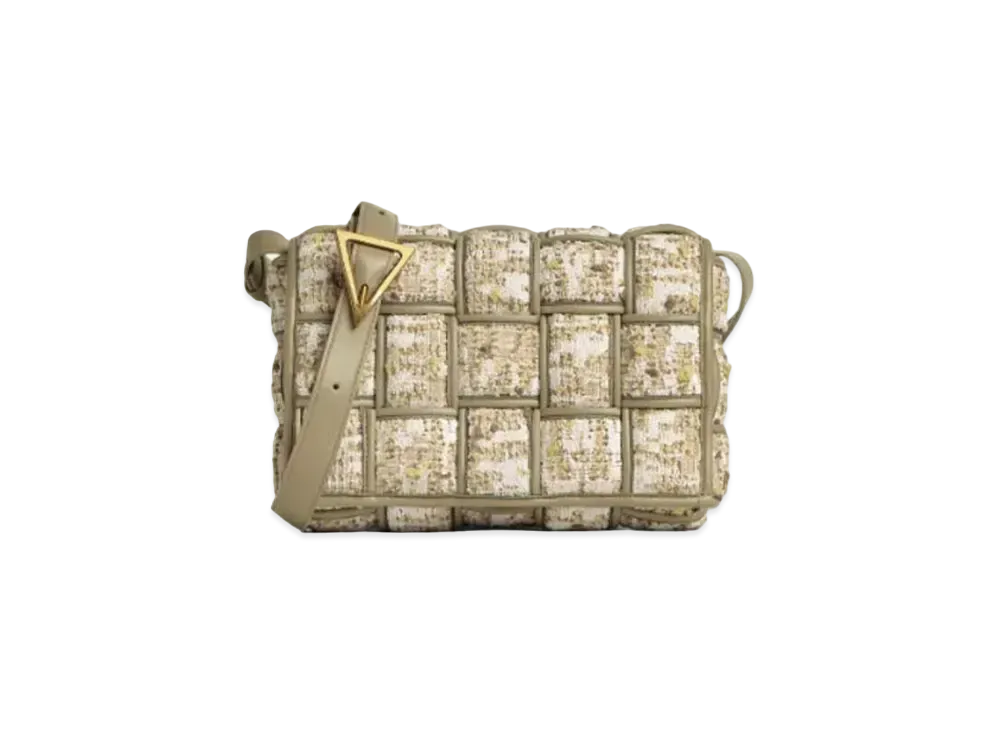Bottega Veneta Padded Cassette Crossbody Bag "Oatmeal/Taupe"