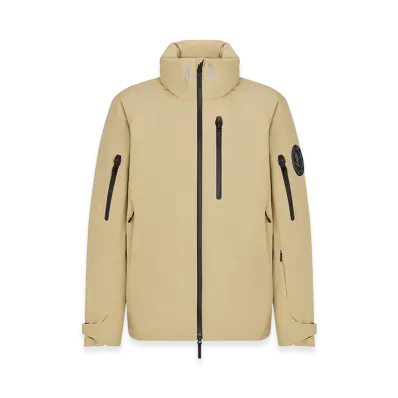 Dior Descente and Peter Doig Short Ski Parka Technical Taffeta "Beige"
