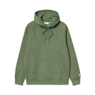 Carhartt WIP Hooded Chase Sweatshirt Pullover Parka "Duck Green/Gold"