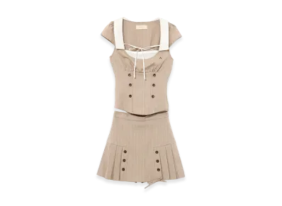 ANDMARY Women's Barbie Girls Set Up "Beige"