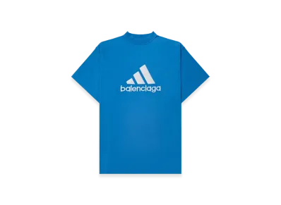 BALENCIAGA x adidas Oversized T-Shirt "Blue"
