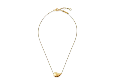 Bottega Veneta Drop Pendant Necklace "Yellow Gold"