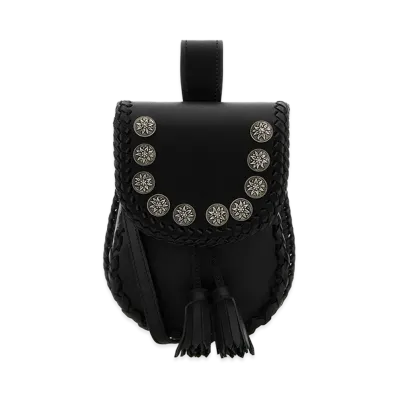 PRADA Women's Leather Crossbody Bag "Black"