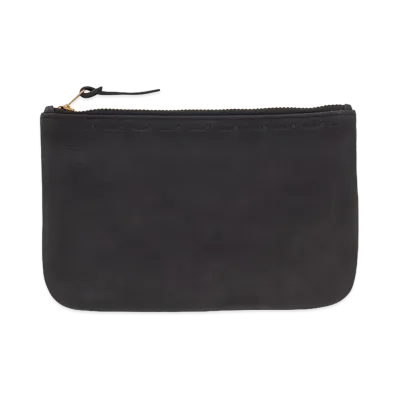 visvim Leather Travel Pouch "Black"